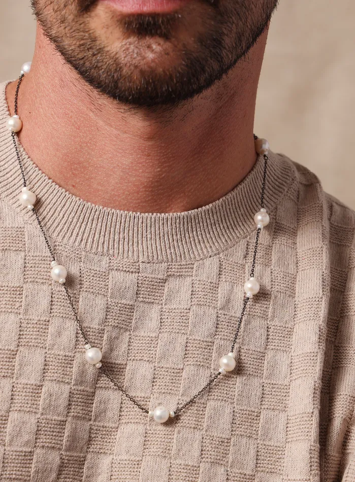 Necklaces WE ARE ALL SMITH Mens Jewelry Clothing 925 Oxidized Sterling Silver Triad Cluster Necklace for Men Necklaces WE ARE ALL SMITH Mens Jewelry Clothing 925 Oxidized Sterling Silver Triad Cluster Necklace for Men