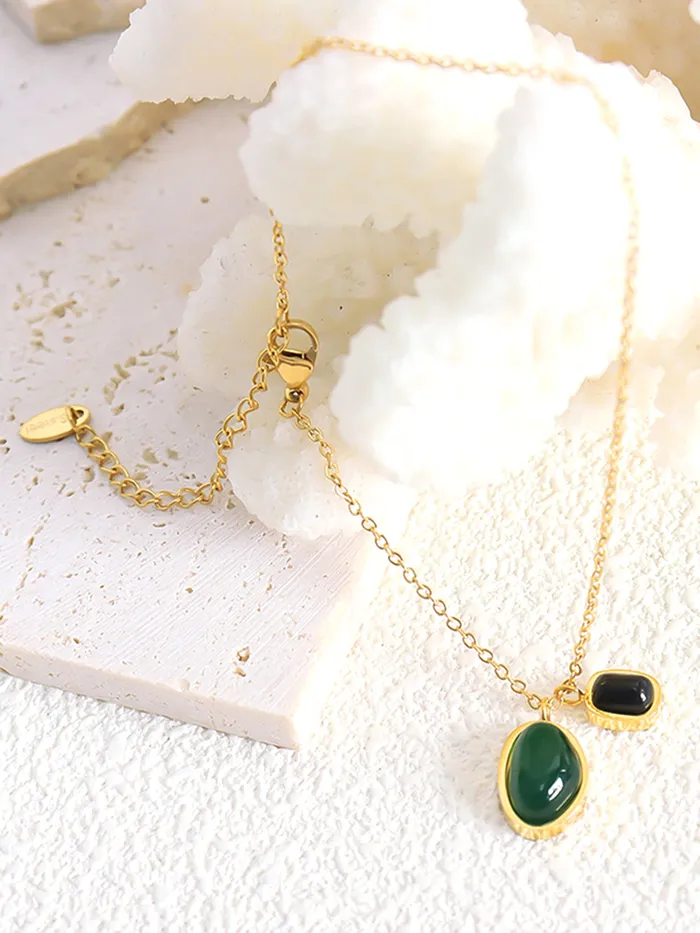 Necklaces Yellow Chimes Anklets for Women and Girls Fashion Golden Anklets for Women Gold Plated Green Ston Anklets Payal for Women Birthday Gift For Girls Women Anniversary Gift for Wife Yellow Chimes