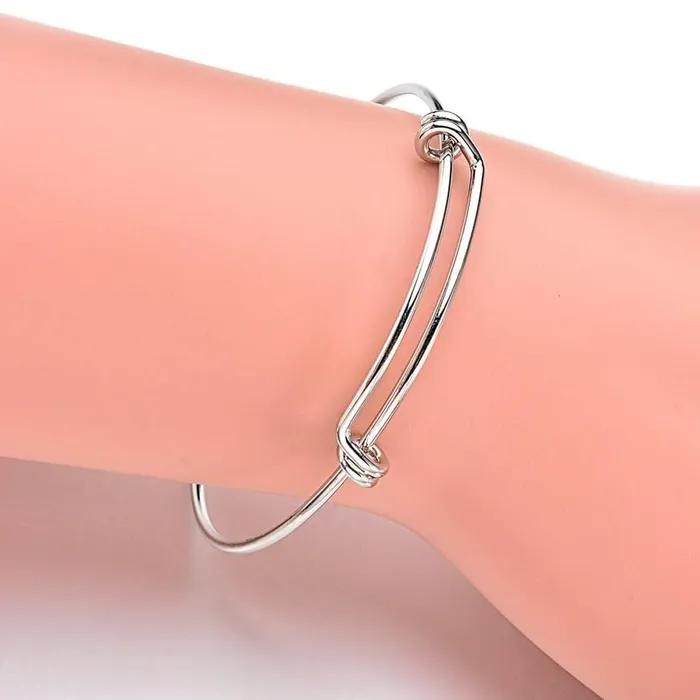 Necklaces Yellow Chimes Bracelet for Women and Girlls Fashion Silver Bangle Bracelets for Women Stainless Steel Adjustable Wire Blank Bracelets Birthday Gift For Women Girls DIY Jewelry Making Yellow Chimes