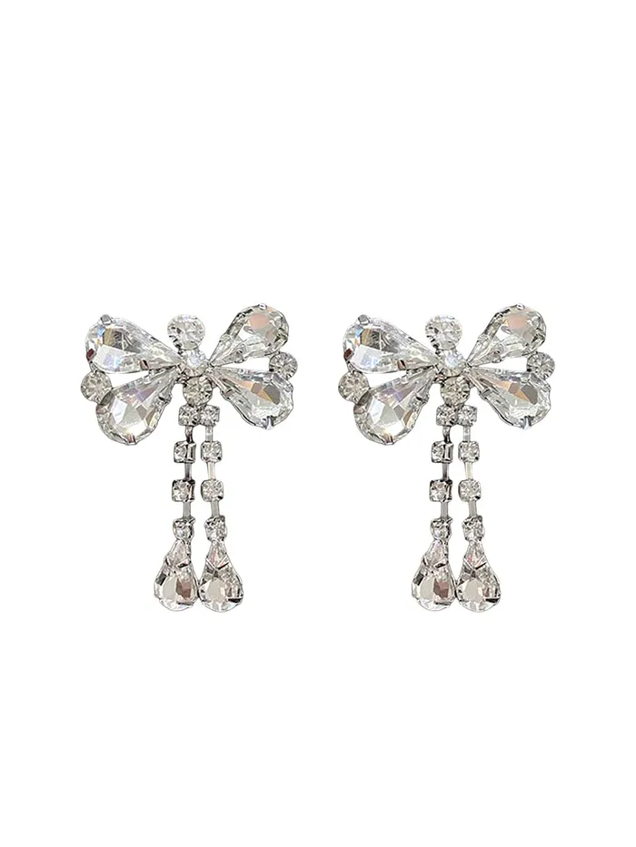Necklaces Yellow Chimes Earrings For Women Silver Tone Sparkling Crystal Studded Butterfly Shape Drop Earrings For Women and Girls Yellow Chimes Necklaces Yellow Chimes Earrings For Women Silver Tone Sparkling Crystal Studded Butterfly Shape Drop Earrings For Women and Girls Yellow Chimes