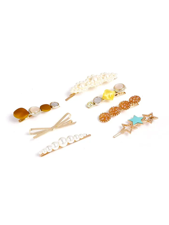 Necklaces Yellow Chimes Yellow Chimes 7 pcs Fine Quality Stylish Hair Clips Fashion Hair Accessories for Women Girls Pack of 7 MultiColor Medium YCHACLWM047MC Necklaces Yellow Chimes Yellow Chimes 7 pcs Fine Quality Stylish Hair Clips Fashion Hair Accessories for Women Girls Pack of 7 MultiColor Medium YCHACLWM047MC