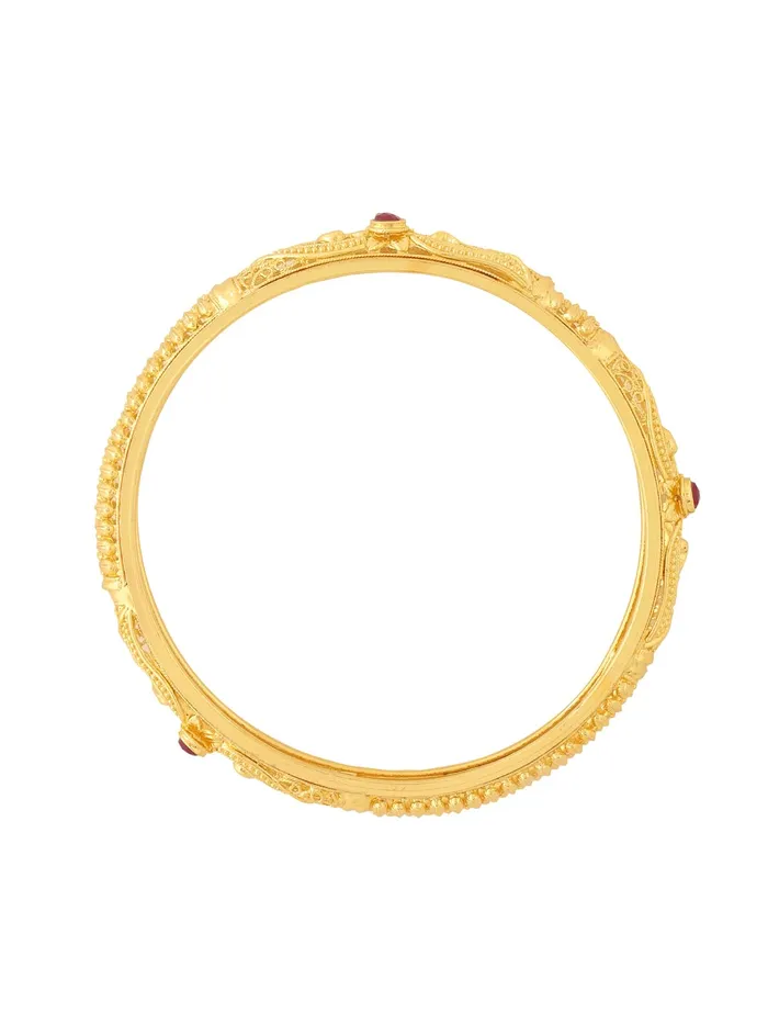 Necklaces Yellow Chimes Yellow Chimes Bangles for Women Gold Toned Red Crsytal Studded Traditional Designed Set of 3 Pcs Bangles for Women and Girls