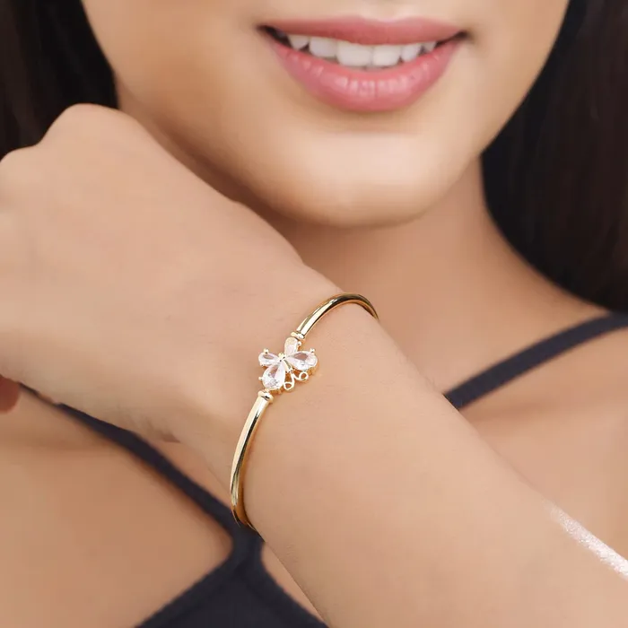 Necklaces Yellow Chimes Yellow Chimes Bracelet for Women and Girls Crystal Bracelets for Girls Gold Plated Crystal Bracelet Birthday Gift For girls and women Anniversary Gift for Wife