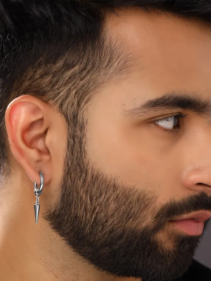 Necklaces Yellow Chimes Yellow Chimes Earrings for Men and Boys Fashion Hoop Earrings Set Stainless Steel Huggie Hoop Earrings Birthday And Anniversary Gift