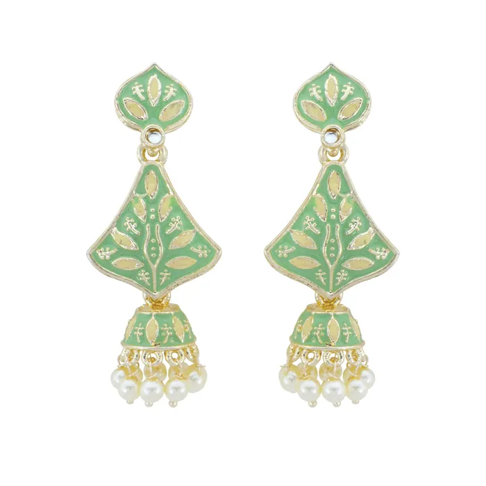 Necklaces Yellow Chimes Yellow Chimes Earrings for Women and Girls Meenakari Jhumka Silver Tone Green Meenakari Jhumki Earrings Birthday Gift for girls and women Anniversary Gift for Wife Necklaces Yellow Chimes Yellow Chimes Earrings for Women and Girls Meenakari Jhumka Silver Tone Green Meenakari Jhumki Earrings Birthday Gift for girls and women Anniversary Gift for Wife