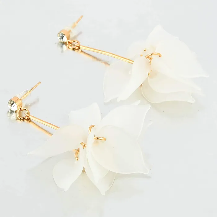 Necklaces Yellow Chimes Yellow Chimes Exclusive Collection Fancy Party Ware Earring Cubic Zirconia Acrylic Drop Earring for Women and Girls
