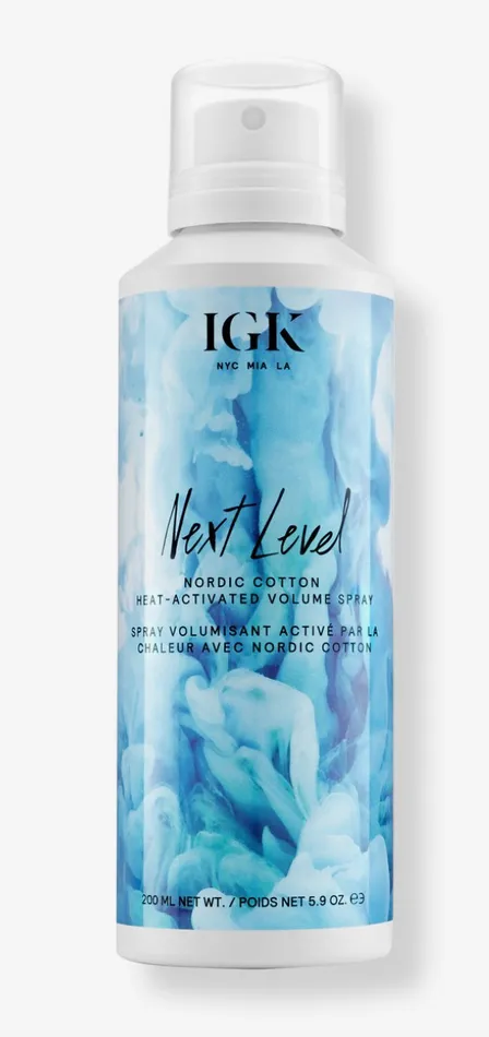 Next Level Nordic Cotton Heat Activated Volume Spray IGK Hair Earrings