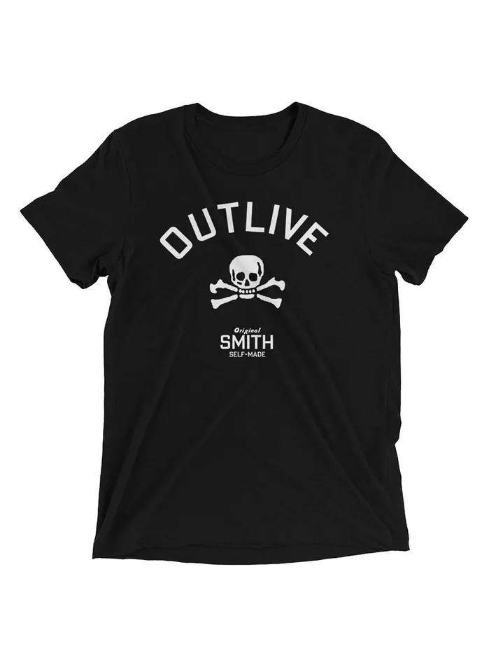 OUTLIVE Short sleeve tshirt WE ARE ALL SMITH Earrings