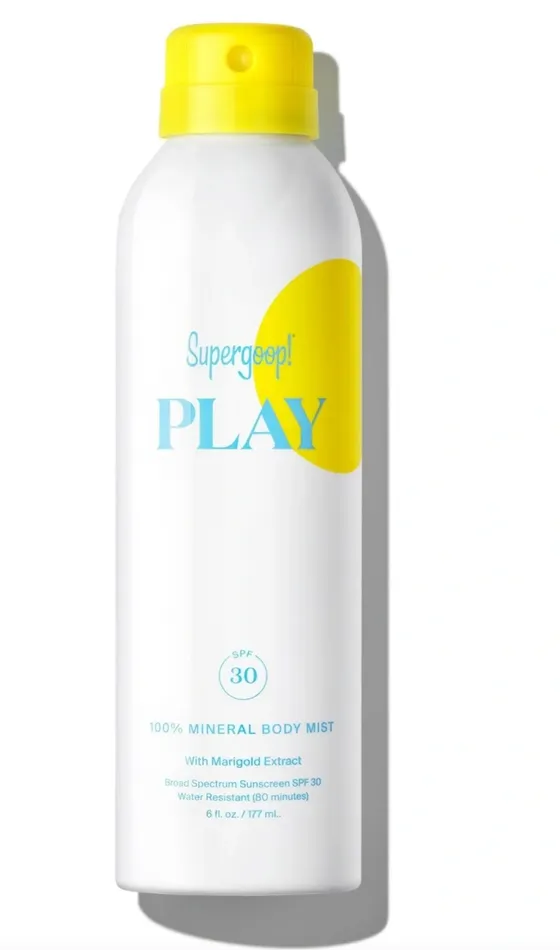 PLAY 100 Mineral Body Mist SPF 30 with Marigold Extract Supergoop Necklaces
