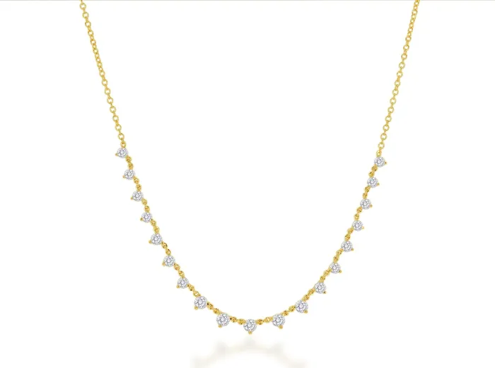 Rachel Reid Necklaces Graduating Diamond Layering Necklace