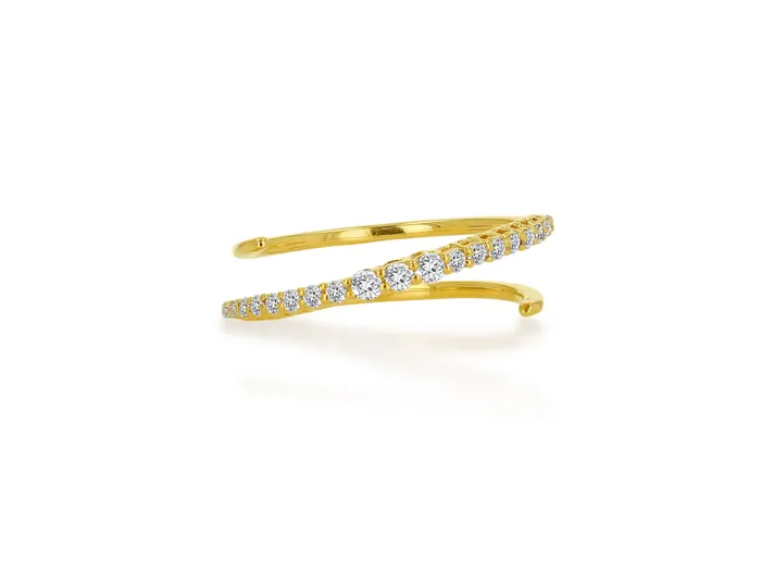 Rachel Reid Rings Diamond Wrap Ring