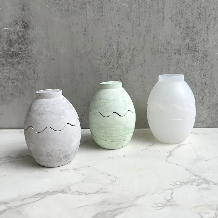 Resin Art Hub Egg Shape Candle Jar Mold Earrings