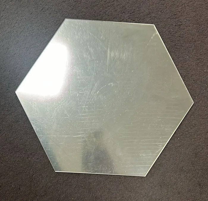 RESIN ART HUB Hexagonal Acrylic Cutting for Resin Art Necklaces