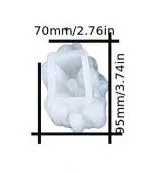 Resin Art Hub Necklaces Crystal Silicone Mold for Resin Art