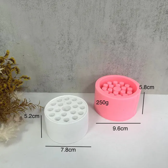 RESIN ART HUB Round Hollow Shaped Vase Silicone Mold for Jesmonite Art Necklaces RESIN ART HUB Round Hollow Shaped Vase Silicone Mold for Jesmonite Art Necklaces