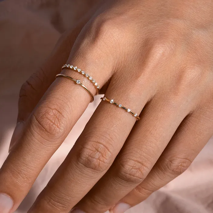 Rings AURELIE GI LUELLA Floating Diamond Ring