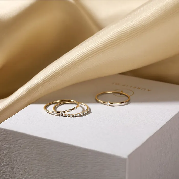 Rings AURELIE GI LUELLA Floating Diamond Ring