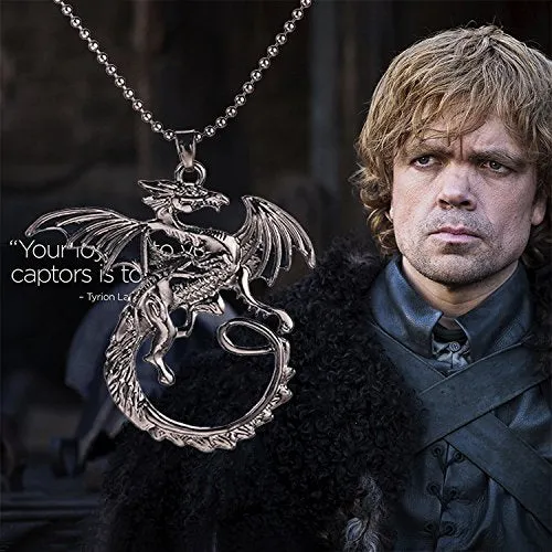 Rings Dragon on The Wall Game of Thrones 100 Stainless Steel Pendant for Boys and Men by YELLOW CHIMES Yellow Chimes Rings Dragon on The Wall Game of Thrones 100 Stainless Steel Pendant for Boys and Men by YELLOW CHIMES Yellow Chimes