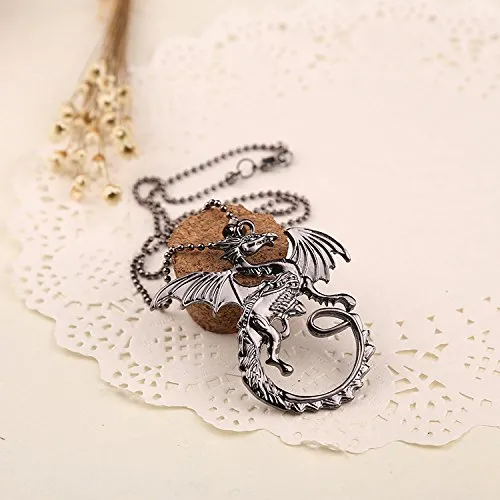 Rings Dragon on The Wall Game of Thrones 100 Stainless Steel Pendant for Boys and Men by YELLOW CHIMES Yellow Chimes Rings Dragon on The Wall Game of Thrones 100 Stainless Steel Pendant for Boys and Men by YELLOW CHIMES Yellow Chimes