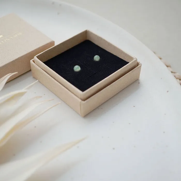 Rings Frulein Tapir Mini STONE Ohrstecker Aventurin Frulein Tapir
