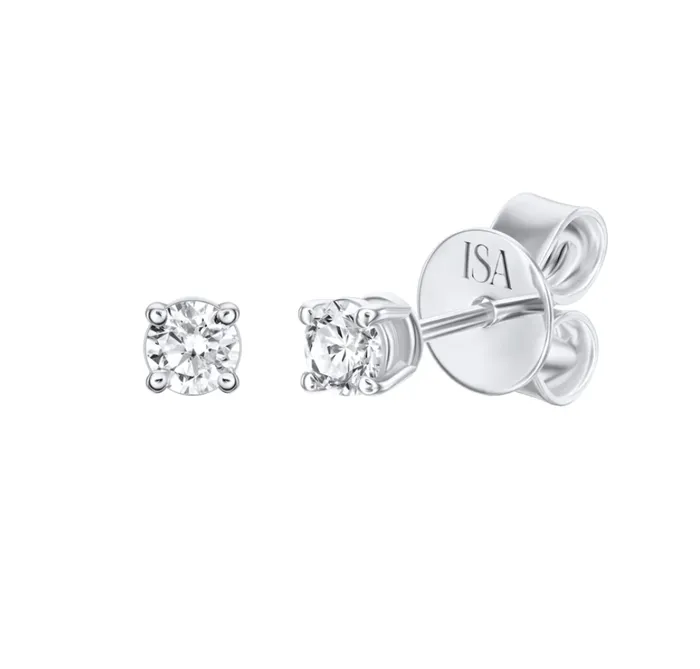 Rings Isa Grutman ROUND DIAMOND STUDS