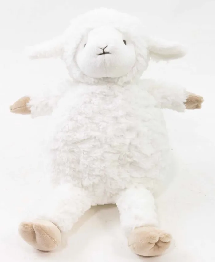 Rings Splash Plush White Sitting Lamb