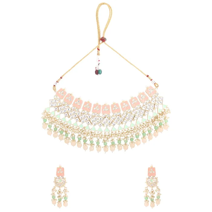 Rings Yellow Chimes Jewellery Set for Women and Girls Kundan Necklace Set Gold Plated Kundan Studded Beads Drop Necklace Set Birthday Gift for girls and women Anniversary Gift for Wife Yellow Chimes Rings Yellow Chimes Jewellery Set for Women and Girls Kundan Necklace Set Gold Plated Kundan Studded Beads Drop Necklace Set Birthday Gift for girls and women Anniversary Gift for Wife Yellow Chimes