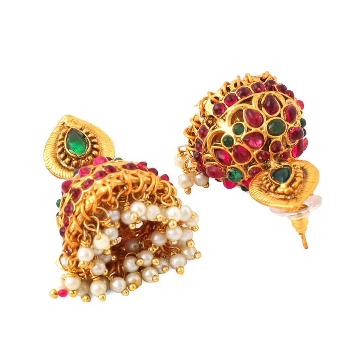 Rings Yellow Chimes Yellow Chimes Jewellery Set for Women and Girls Temple Jewellery Set for Women Gold Plated Traditional Choker Necklace Set Birthday Gift for girls and women Anniversary Gift for Wife
