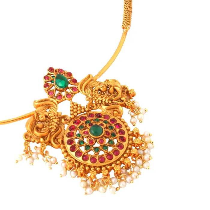 Rings Yellow Chimes Yellow Chimes Jewellery Set for Women and Girls Temple Jewellery Set for Women Gold Plated Traditional Choker Necklace Set Birthday Gift for girls and women Anniversary Gift for Wife