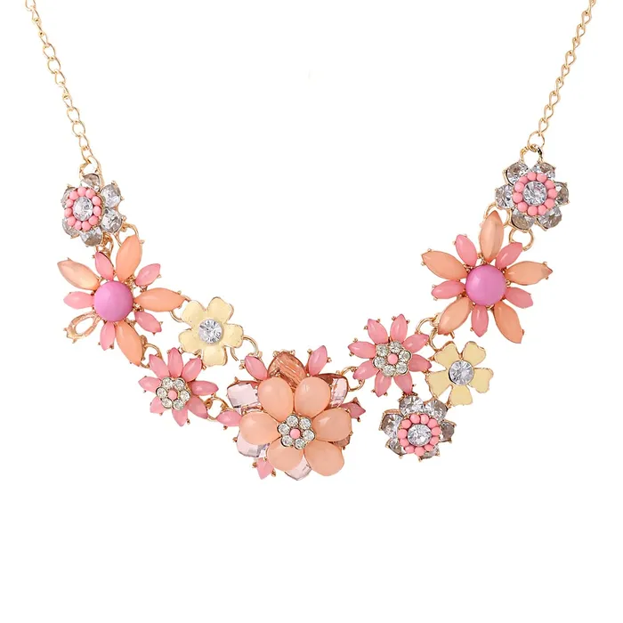 Rings Yellow Chimes Yellow Chimes Necklace For Women Gold Toned Pink color Floral Designed Crystal Necklace For Women and Girls Rings Yellow Chimes Yellow Chimes Necklace For Women Gold Toned Pink color Floral Designed Crystal Necklace For Women and Girls
