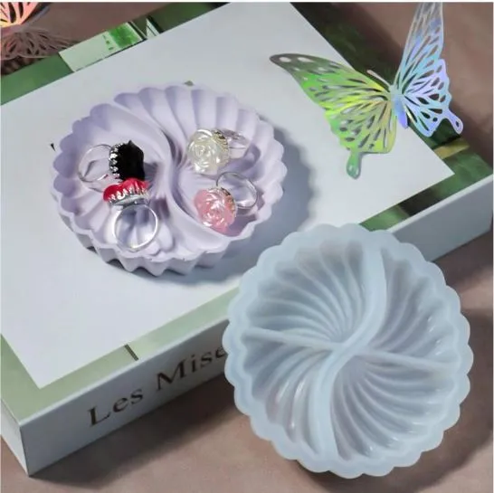 Round Shell Silicone Mold for Jesmonite Art RESIN ART HUB Necklaces