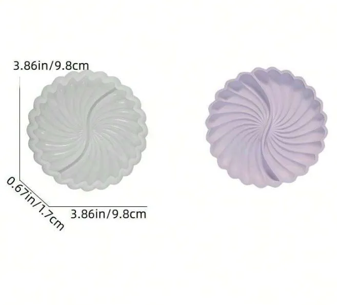 Round Shell Silicone Mold for Jesmonite Art RESIN ART HUB Necklaces