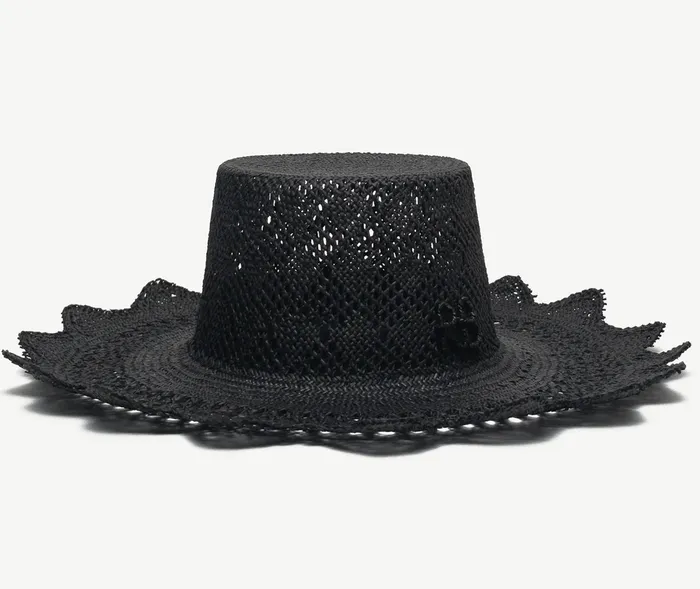 Ruslan Baginskiy Cut OutDetail Straw Hat Rings