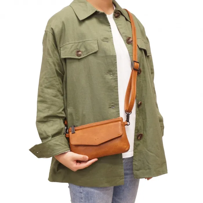 SQ Earrings Teylie Clutch Army
