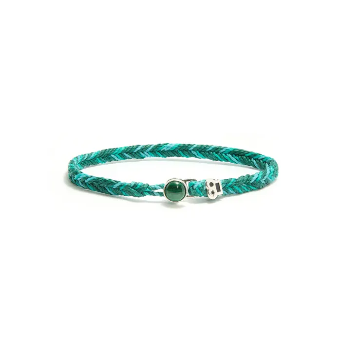 Scosha Bracelets Max Icon Fishtail Button Bracelet in Marine Fleck