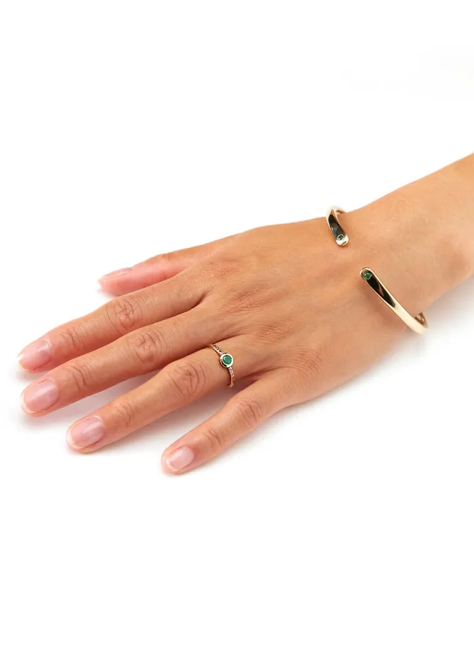 Scosha Midnight Ring Emerald Rings