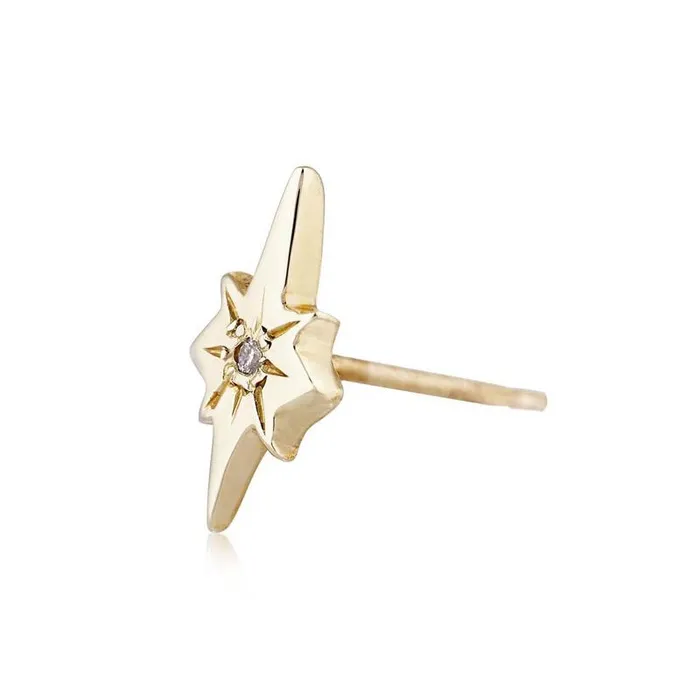 Scosha Small nova studs with diamond Necklaces