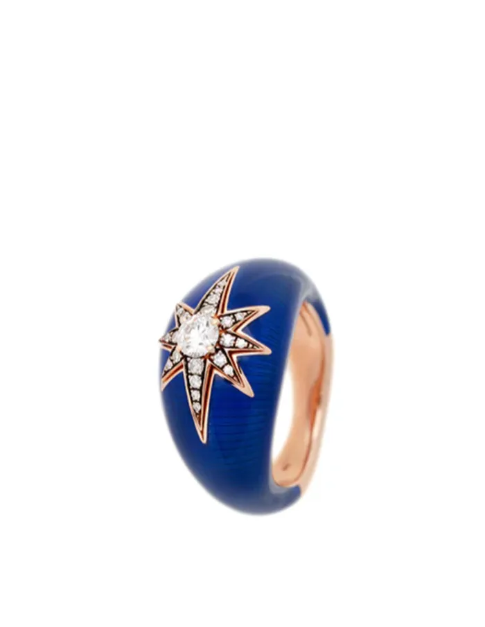 Selim Mouzannar Rings ADA NAVY BLUE RING DIAMONDS