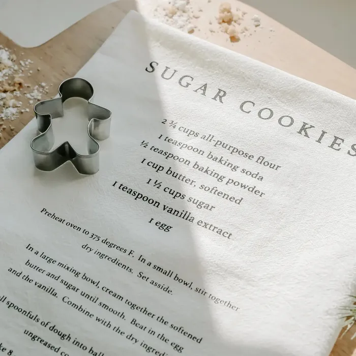 Sugar Cookies Tea Towel Sweet Water Decor Earrings