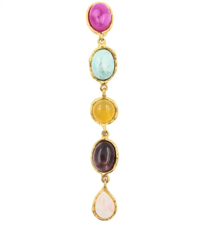 Sylvia Toledano Earrings Dangle Stone Earrings