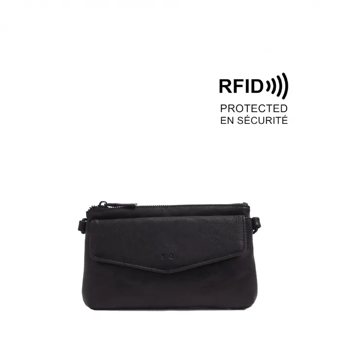 Teylie Clutch Black SQ Rings
