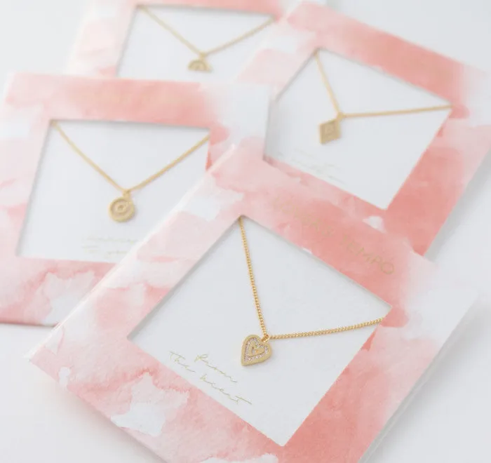 The Future is Yours Pave Rainbow Necklace Gold Lovers Tempo Necklaces
