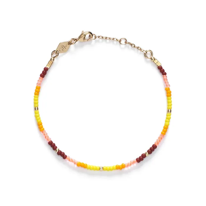 Tie dye Bracelet in Yellow Anni Lu Bracelets