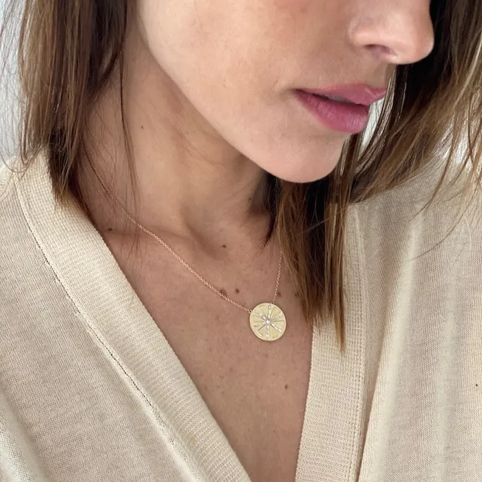 Tracee Nichols Necklaces The Rosette Token Necklace