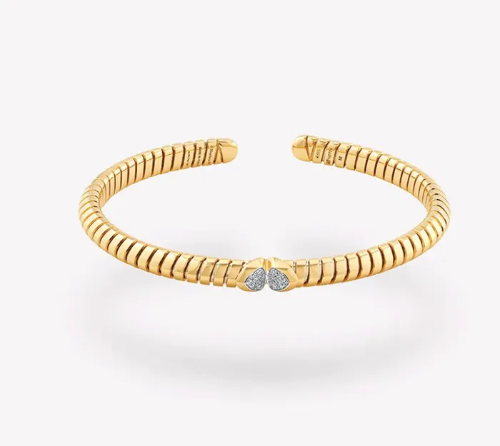 Trisolina Pav Diamond Bangle Marina B Bracelets