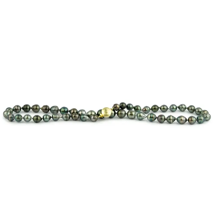 Tropical Rainforest 9118mm Tahitian Pearl Strand Kamoka Pearl Earrings