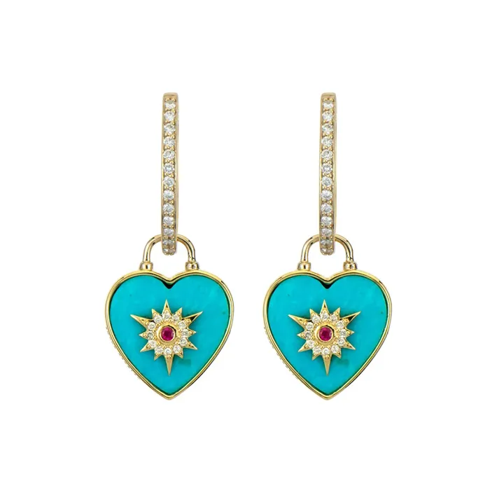 Trust Your Heart Tablet Charm Pendant Three Stories Jewelry Necklaces