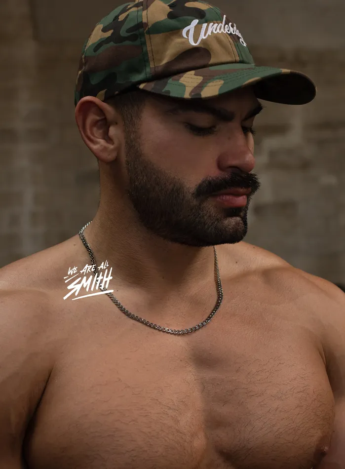 Underdog Camo Hat WE ARE ALL SMITH Earrings