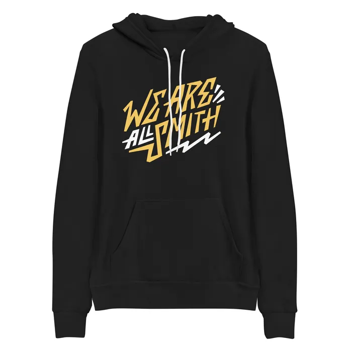 Unisex We Are All Smith black hoodie WE ARE ALL SMITH Mens Jewelry Clothing Rings