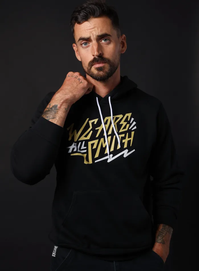 Unisex We Are All Smith black hoodie WE ARE ALL SMITH Mens Jewelry Clothing Rings